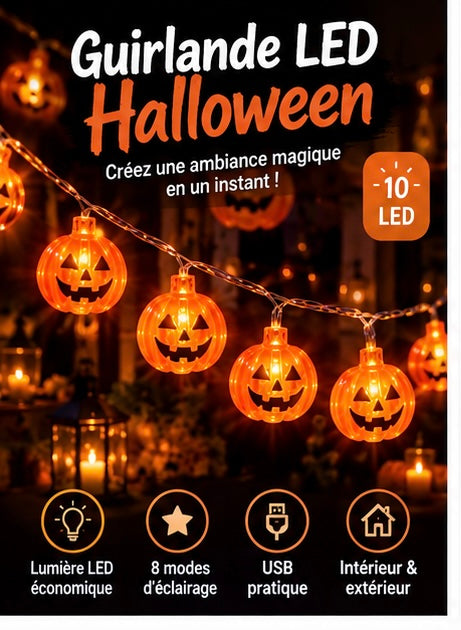 Guirlande Horreur Lumineuse Halloween 🎃
